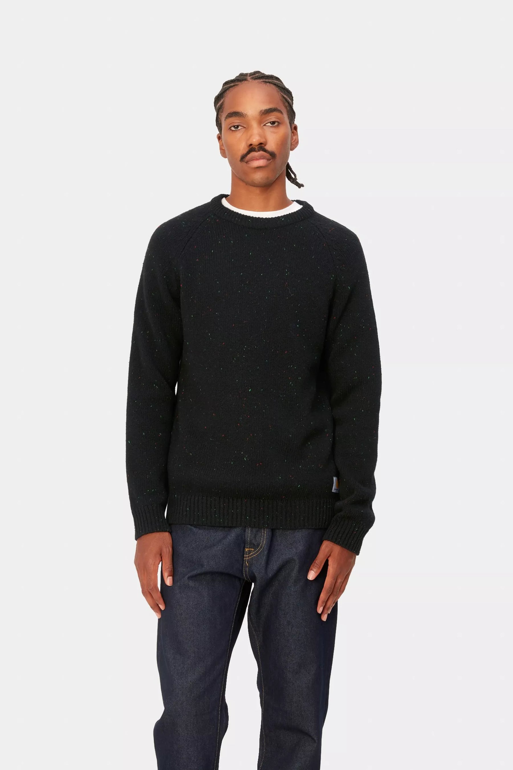 SWEATER CARHARTT WIP ANGLISTIC BLACK