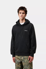 HOOD CARHARTT WIP SCRIPT BLACK