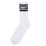 OBEY COOPER II WHITE/BLACK SOCKS