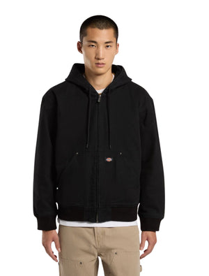 DICKIES HILHAM HOODED CANVAS BLACK
