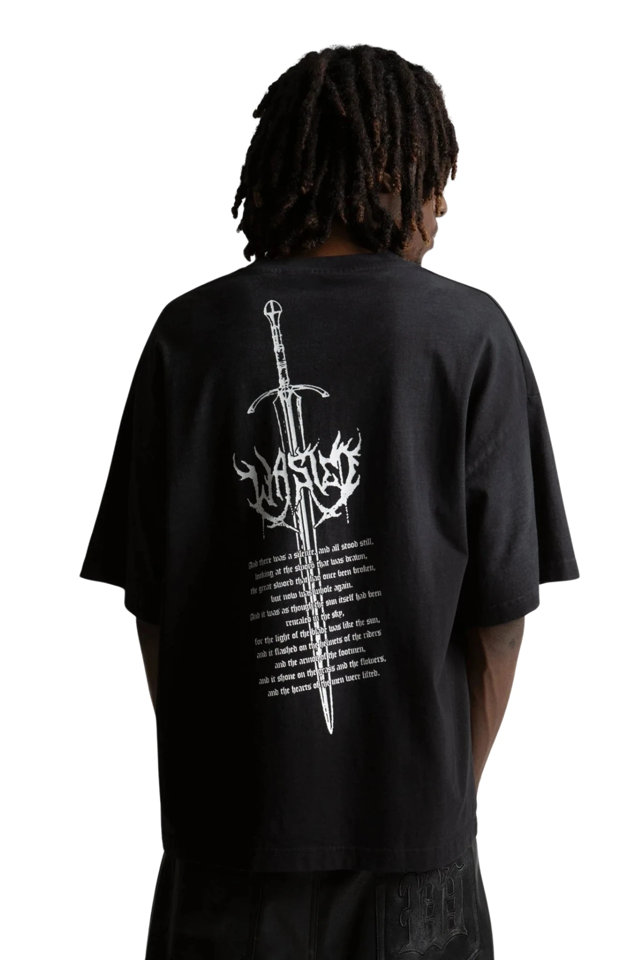 WASTED SWORD BOXY FADED BLACK