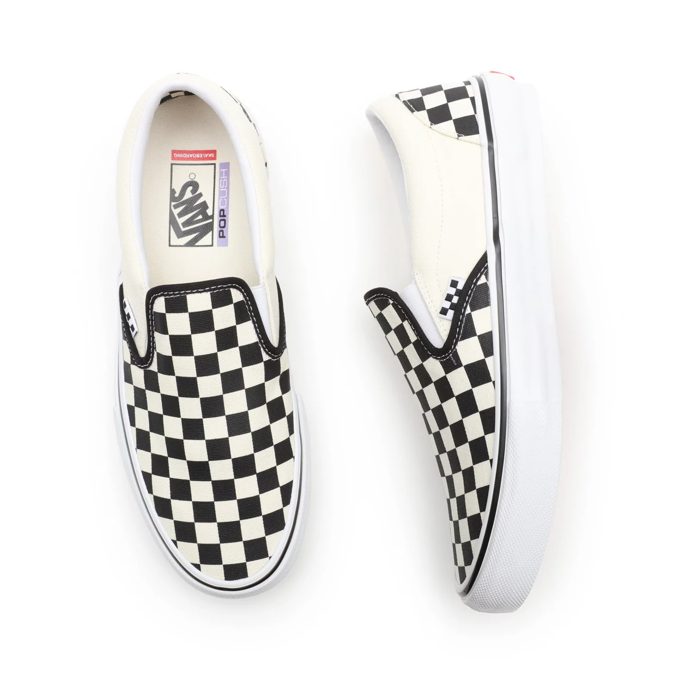 ZAPA VANS SKATE SLIP-ON CHECKER BLK/WHT