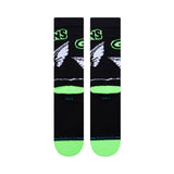 STANCE BRIGHT LIGHT BLK SOCKS
