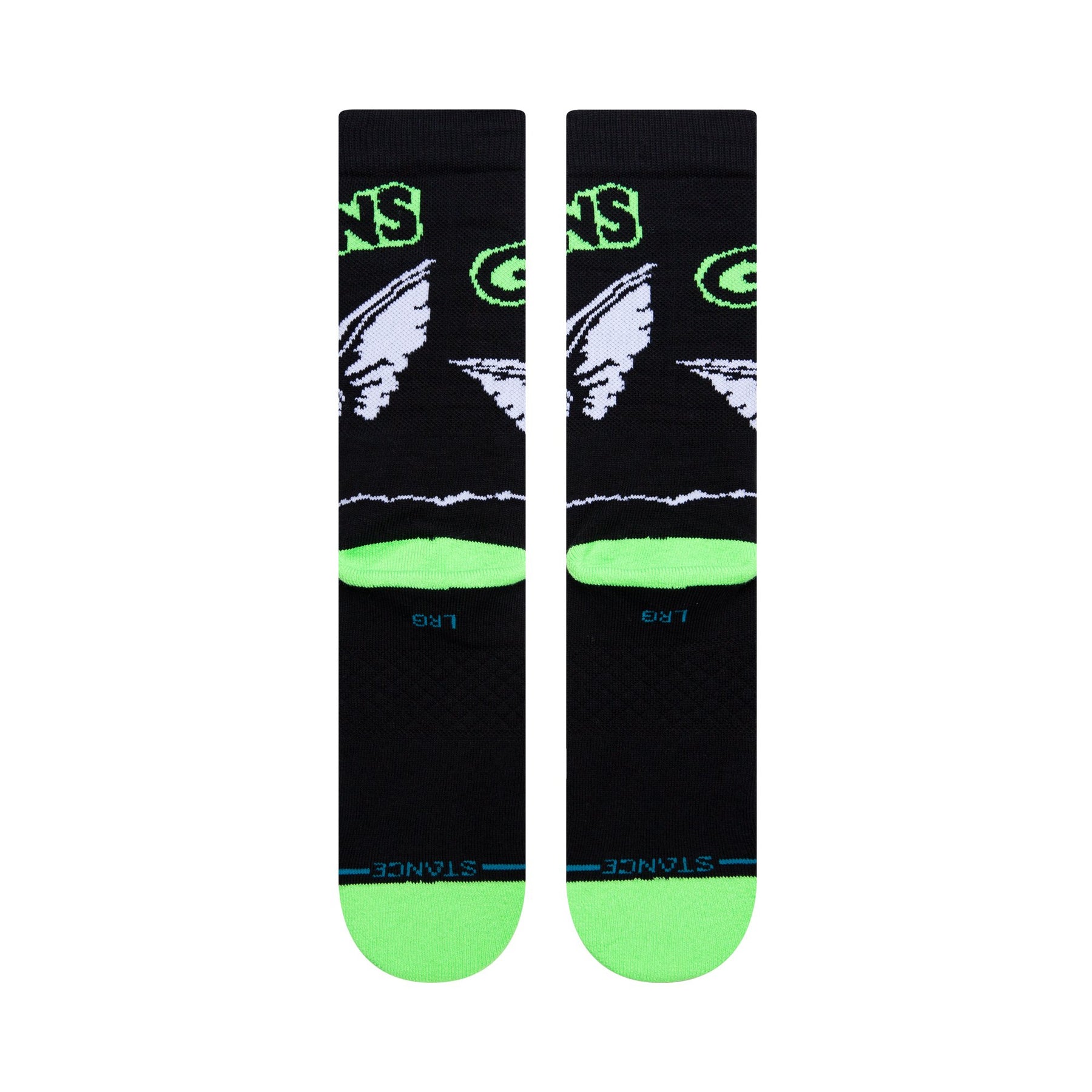 STANCE BRIGHT LIGHT BLK SOCKS