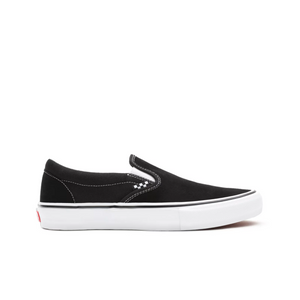 VANS SKATE SLIP-ON BLACK/WHITE