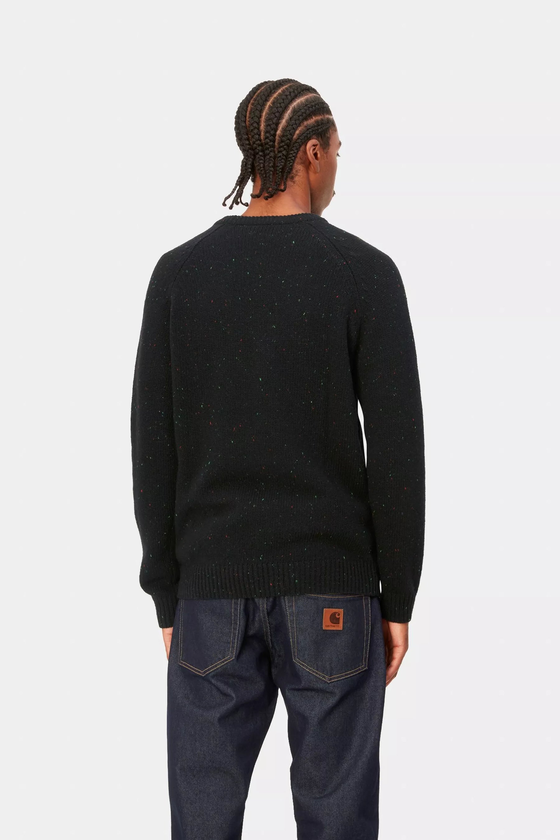 SWEATER CARHARTT WIP ANGLISTIC BLACK