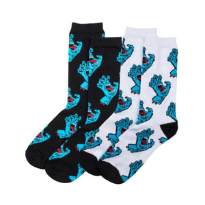 SANTA MULTI HAND SOCKS (2 PACK)