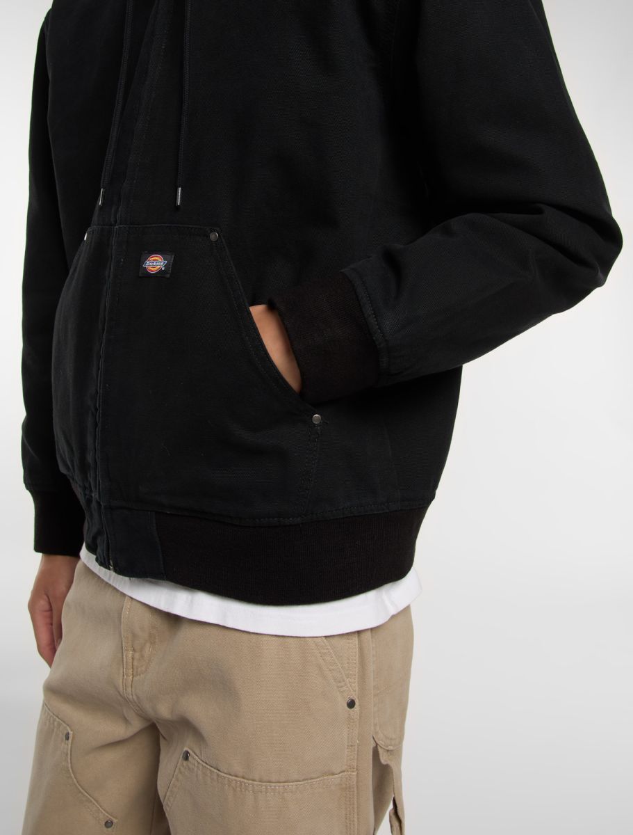 DICKIES HILHAM HOODED CANVAS BLACK