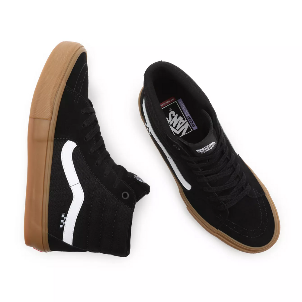 VANS SKATE SK8-HI BLACK/GUM