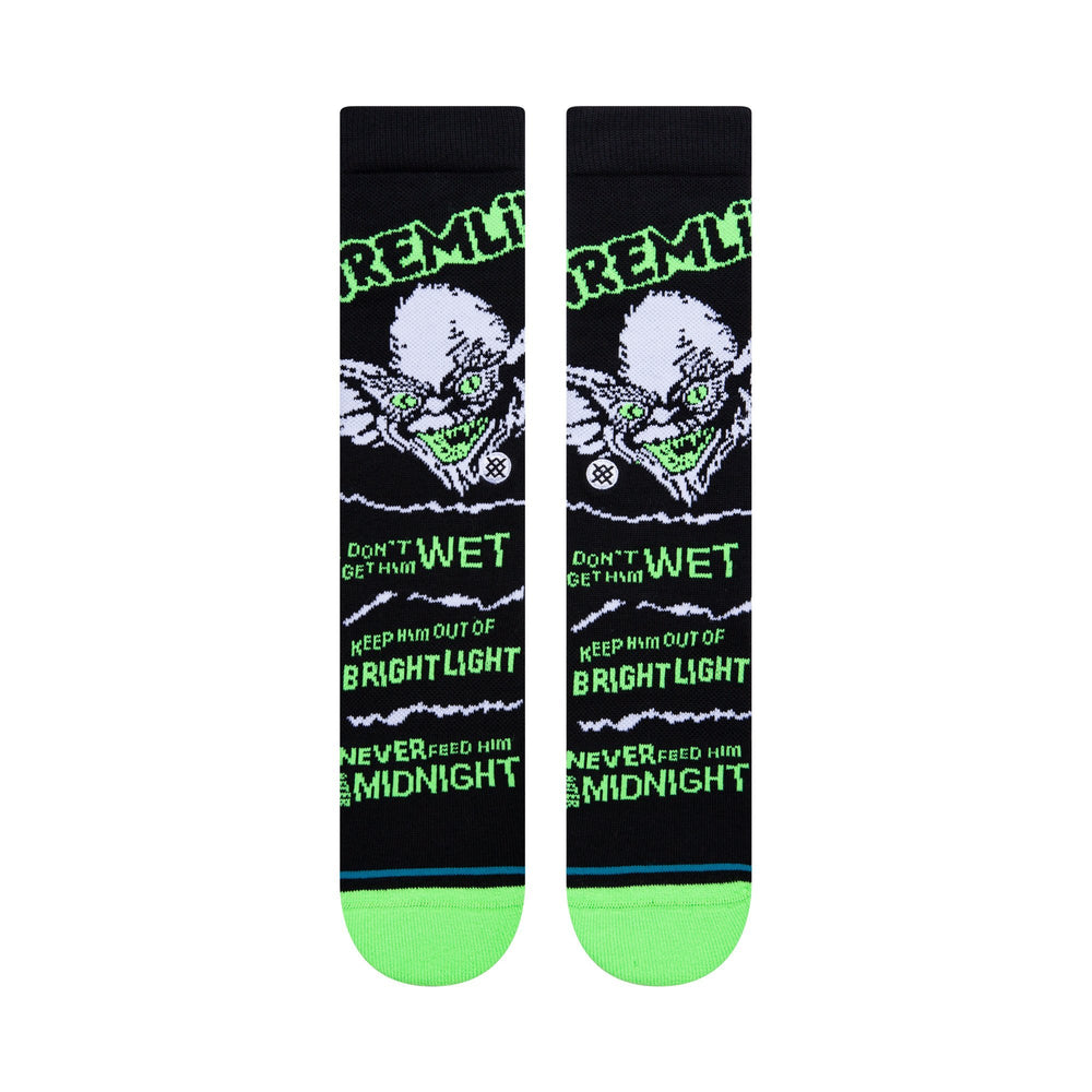 STANCE BRIGHT LIGHT BLK SOCKS