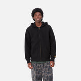HOOD ZIP CARHARTT WIP CHASE BLACK/GOLD