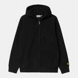 HOOD ZIP CARHARTT WIP CHASE BLACK/GOLD