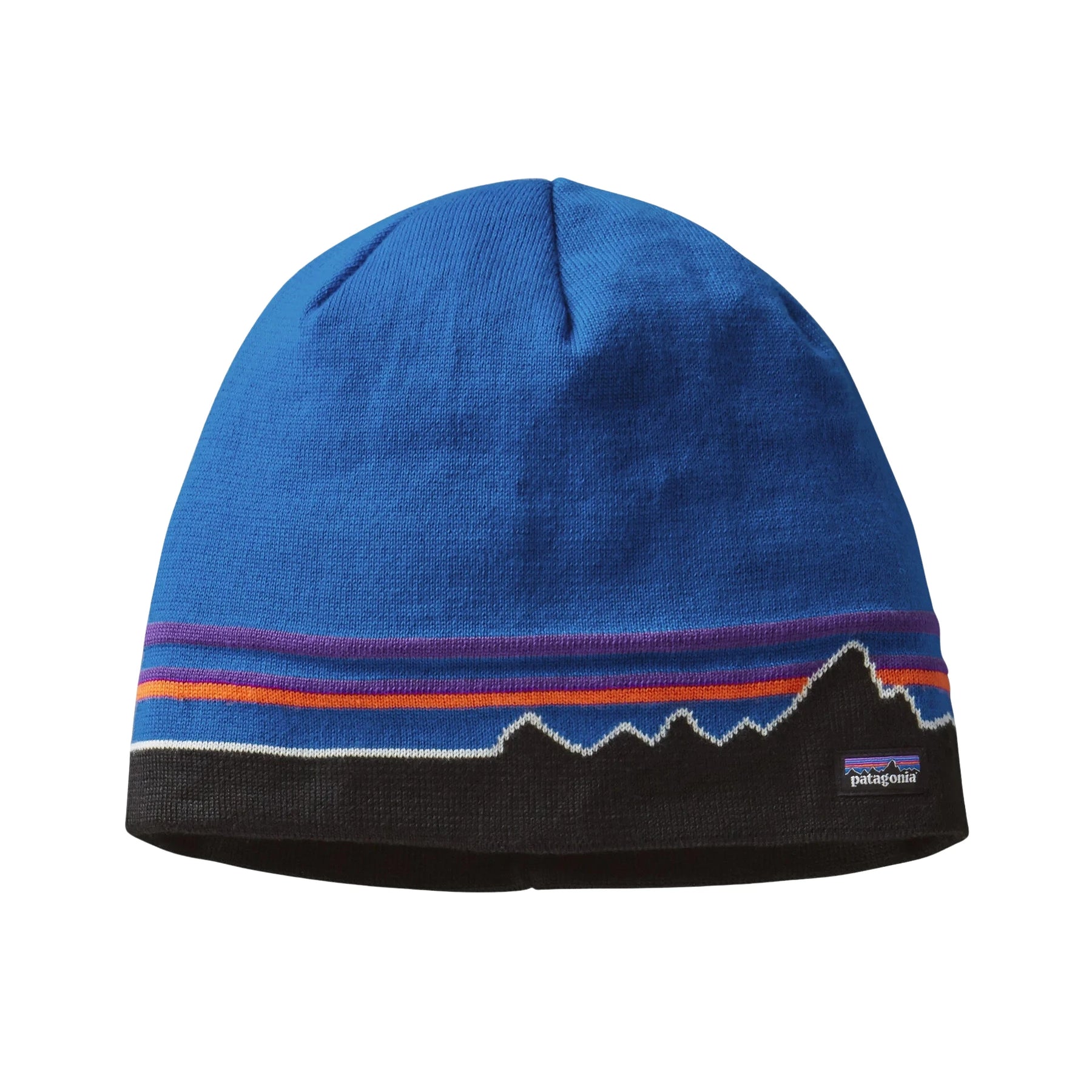 PATAGONIA BEANIE HAT FITZ ROY ANDES BLUE