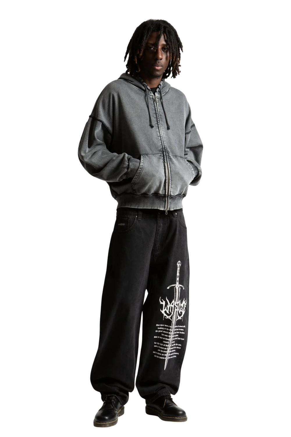 WASTED CASPER SWORD FADED BLACK