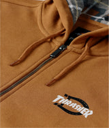 HOOD DICKIES X THRASHER ZIP BROWN DUCK