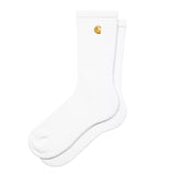 CARHARTT WIP CHASE WHITE/GOLD SOCKS