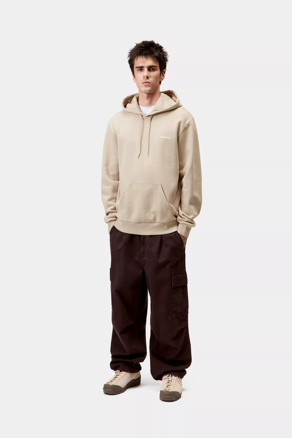 CARHARTT WIP SCRIPT EMBROIDERY FLEUR DE SEL