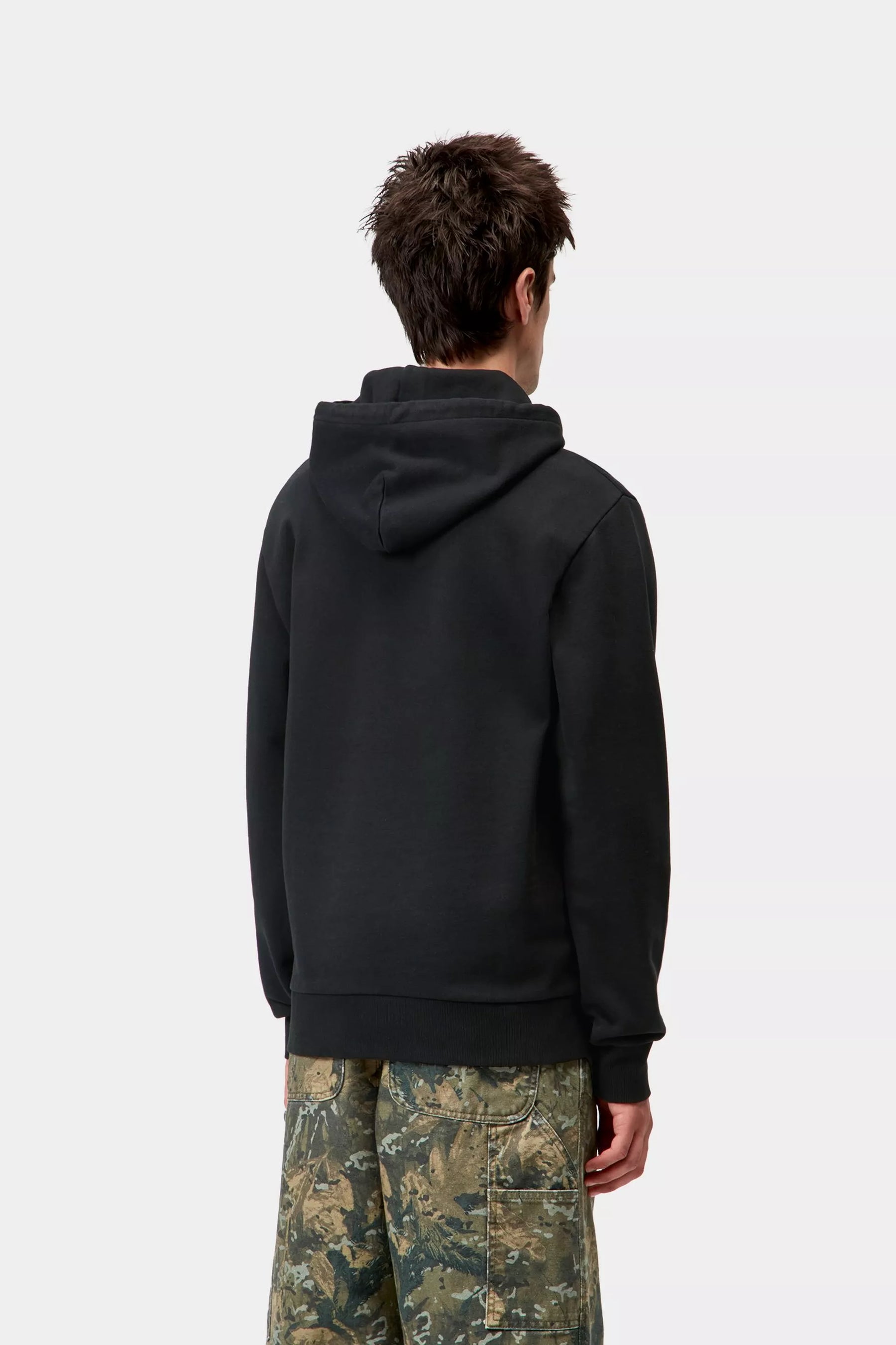 HOOD CARHARTT WIP SCRIPT BLACK