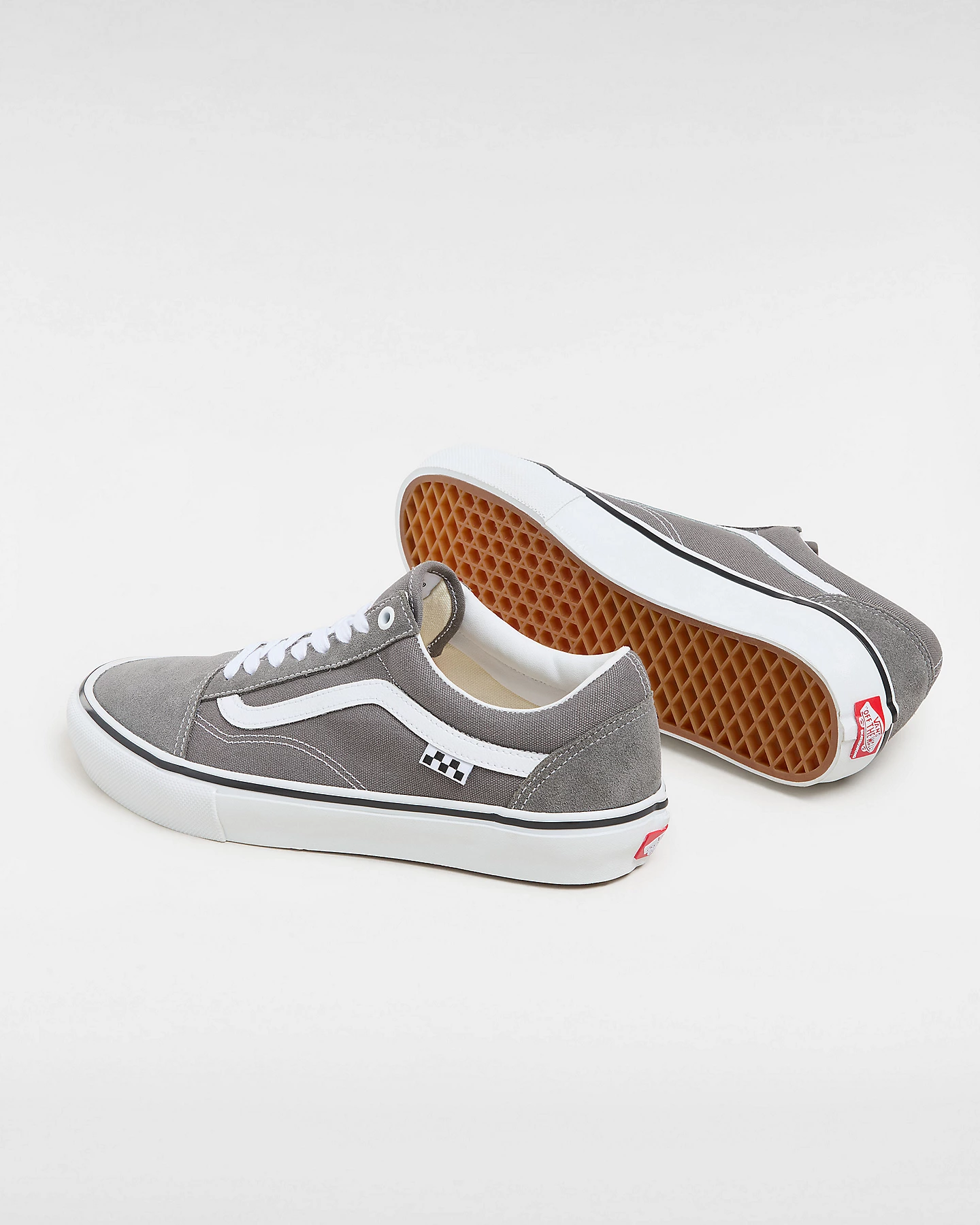 ZAPA VANS SKATE OLD SKOOL PEWTER/WHITE