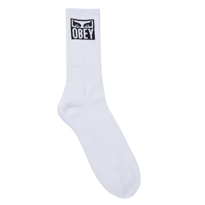 OBEY EYES ICON WHITE SOCKS
