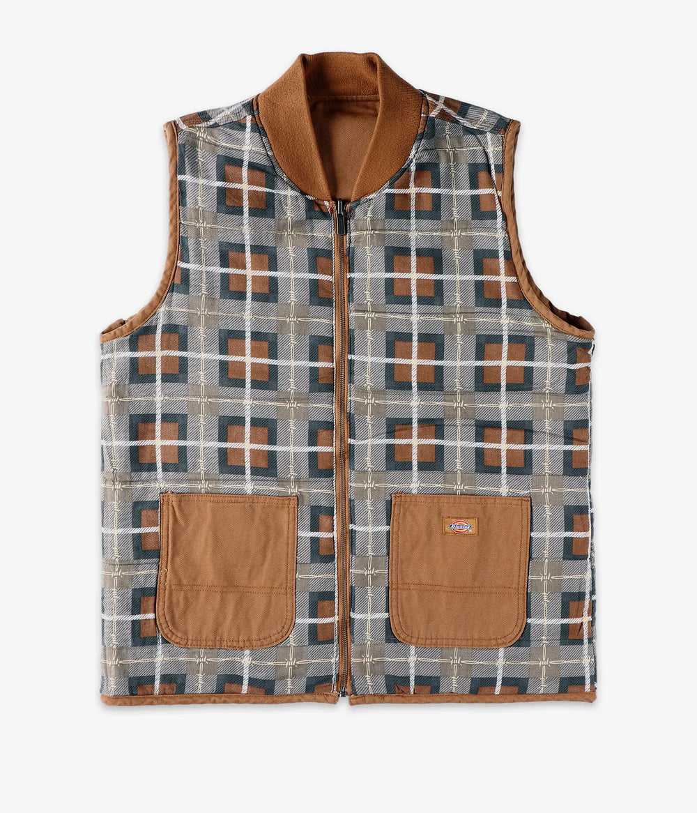 DICKIES X THRASHER VEST BROWN DUCK