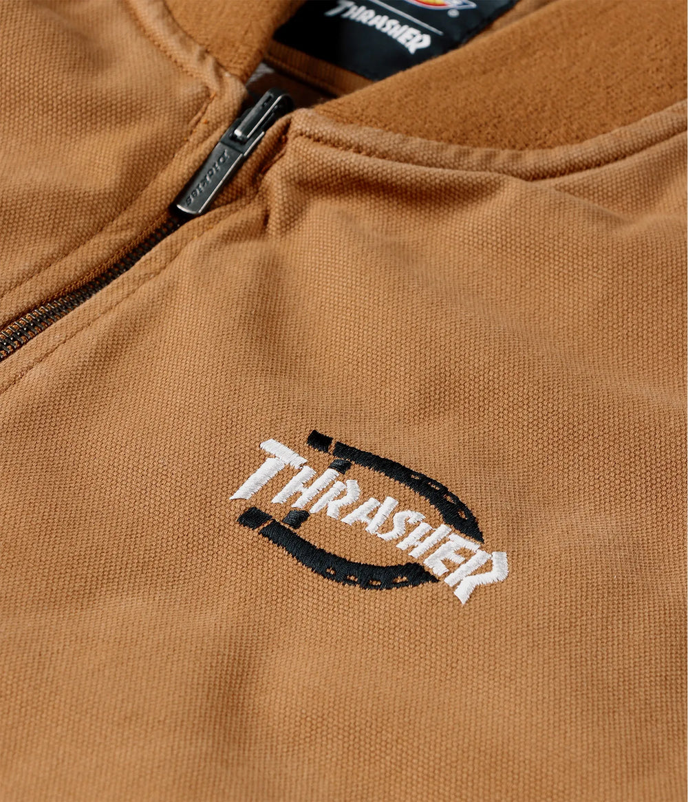 DICKIES X THRASHER VEST BROWN DUCK