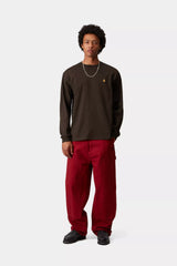 CTA CARHARTT WIP L/S CHASE TOBACCO