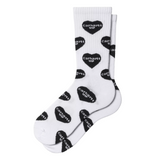 CARHARTT WIP HEART WHITE SOCKS