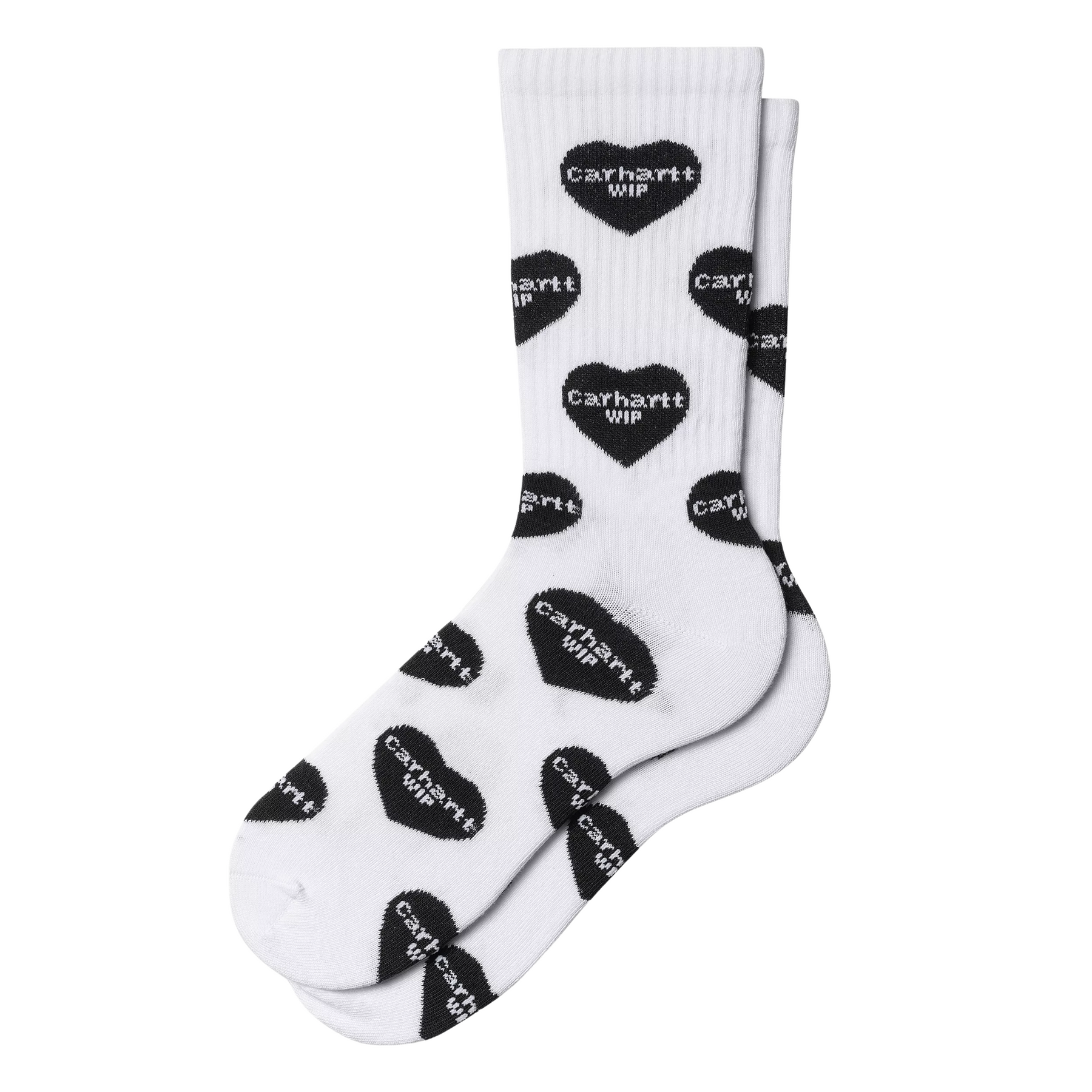 CARHARTT WIP HEART WHITE SOCKS