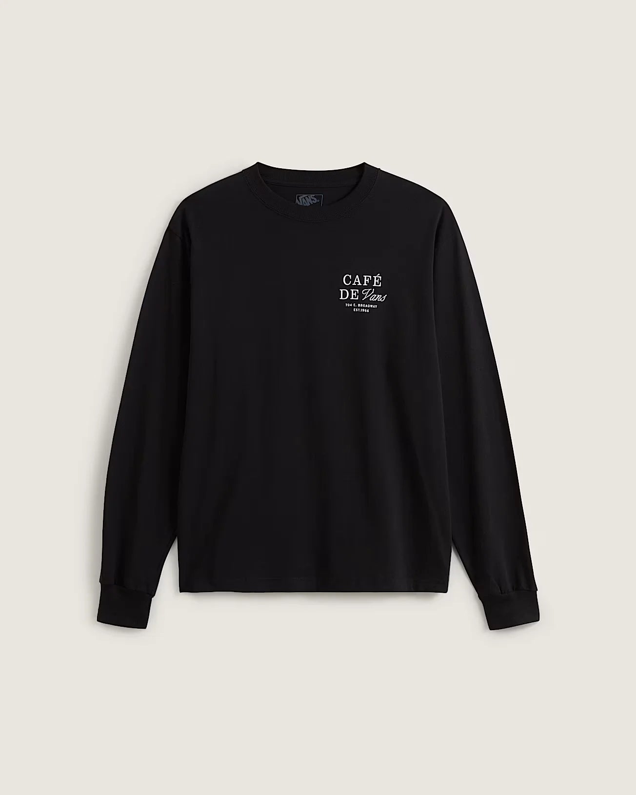 VANS CAFE VANS  L/S BLACK