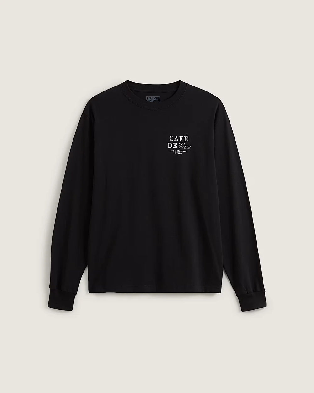 VANS CAFE VANS  L/S BLACK