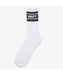 CALCETINES OBEY COOPER II WHITE/BLACK