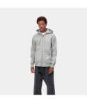 HOOD ZIP CARHARTT WIP CHASE GREY HEATHER