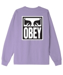 CTA OBEY L/S EYES ICON 2 LAVENDER