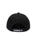 GORRA OBEY STAR 6P VELCRO BLACK