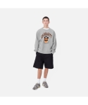 CREW CARHARTT WIP LAZY DUCK GREY HEATHER