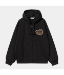 HOOD CARHARTT WIP BROWN DUCKS BLACK