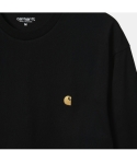 CTA CARHARTT WIP L/S CHASE BLACK/GOLD