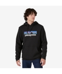 HOOD PATAGONIA P-6 LOGO UPRISAL BLK