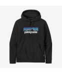 HOOD PATAGONIA P-6 LOGO UPRISAL BLK