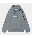 HOOD CARHARTT WIP SWEAT DOVE GREY/WAX