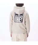 HOOD OBEY EYES ICON SILVER GREY