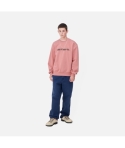 CREW CARHARTT WIP SWEAT DUSTY ROSE