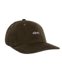 GORRA OBEY LOWERCASE CORD KOMBU GREEN