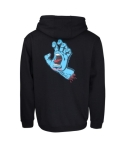 HOOD SANTA SCREAMING HAND CHEST BLACK