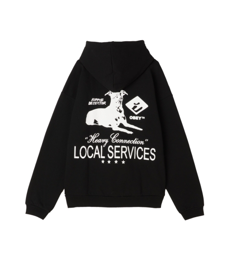 HOOD OBEY SERVICES BLACK