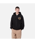 HOOD CARHARTT WIP BROWN DUCKS BLACK