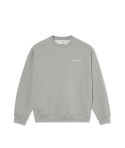 CREW POLAR DAVE SURF LOGO HEATHER GREY