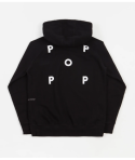 HOOD POP LOGO BLACK/WHITE