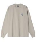 CTA OBEY L/S  EYES ICON 2 SILVER GREY